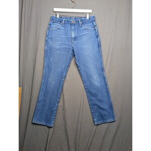 Mens Wrangler Jeans 34 x 30 Straight Leg